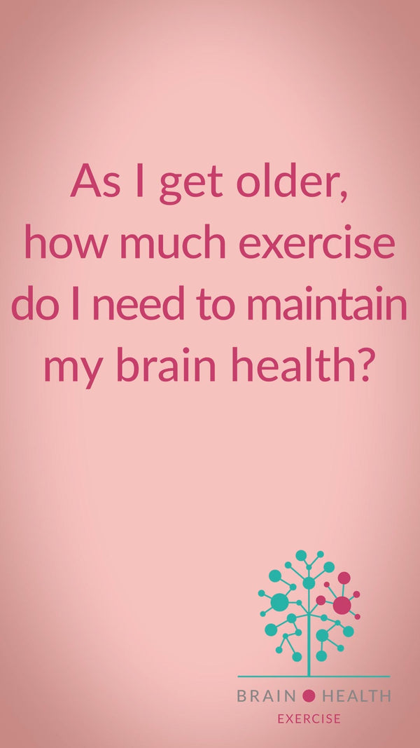 How much exercise do I need?